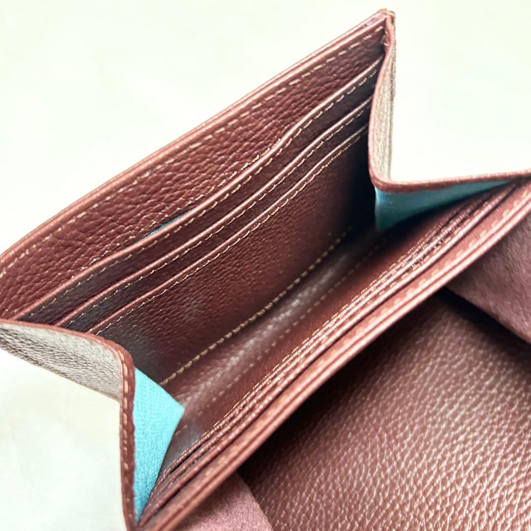 【美品】　アタオ　ロトロ　二つ折り財布　コンパクトウォレット　馬車　シボ革　人気