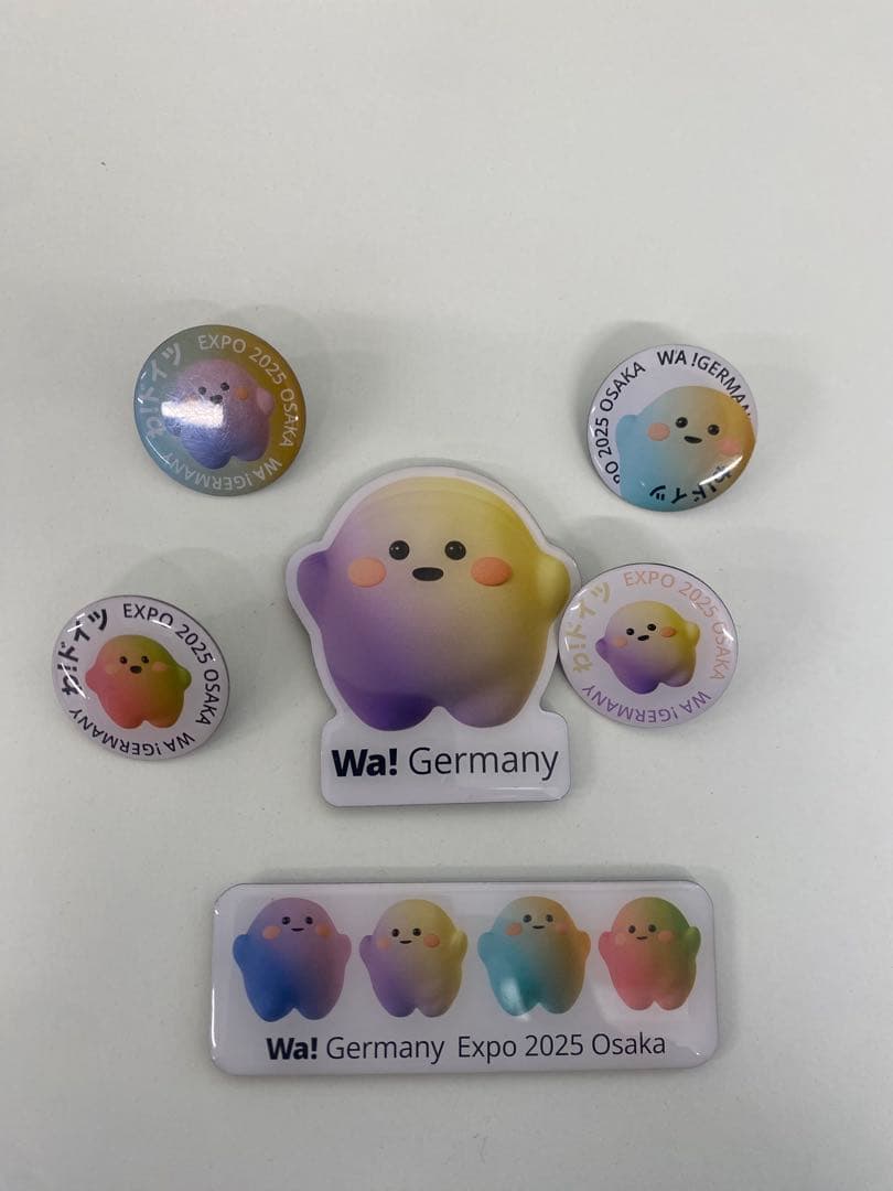 大阪関西万博 EXPO 2025 ドイツ　サーキュラー　ピンバッジ　マグネット