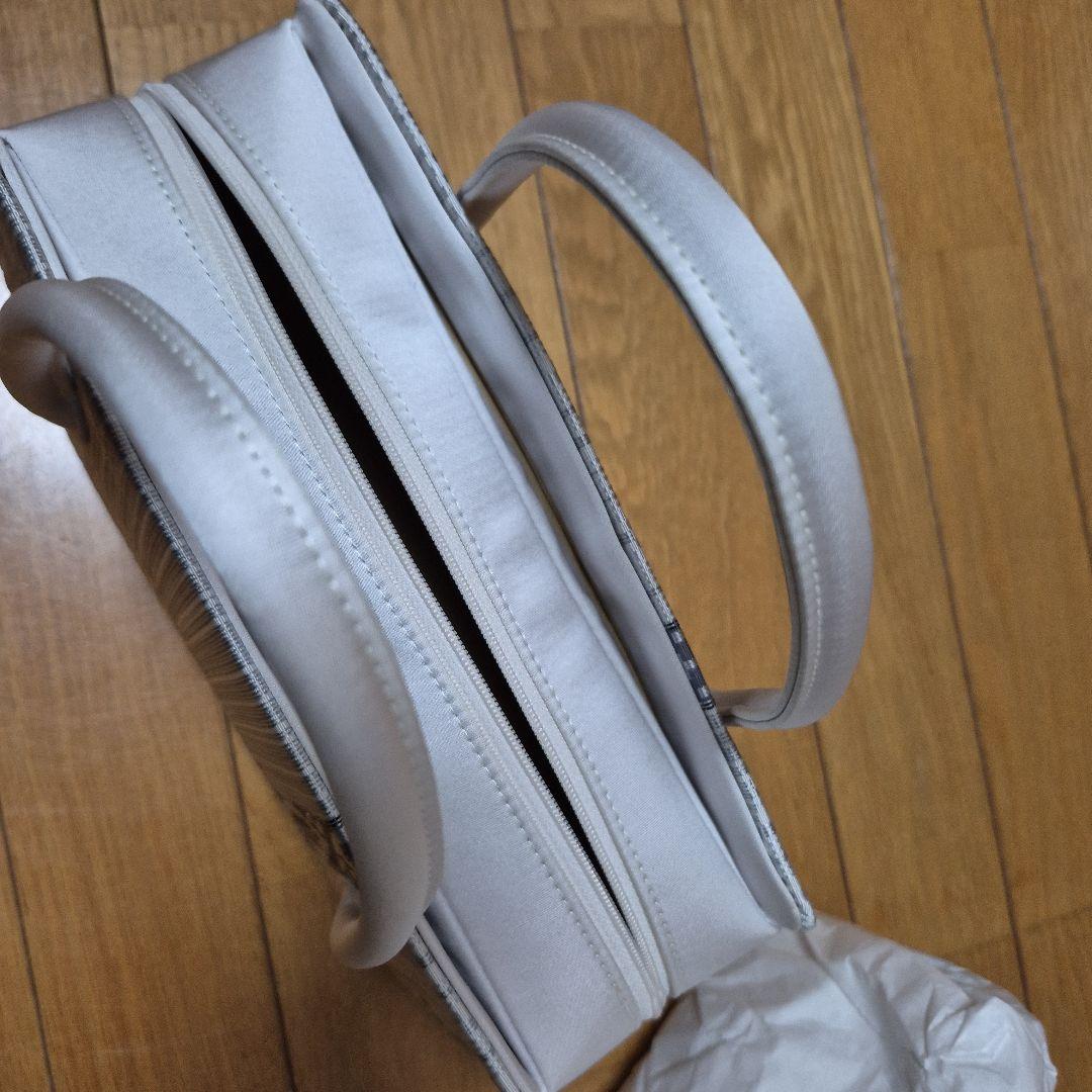 呉服店購入 和装用バッグ 利休バッグシルバー