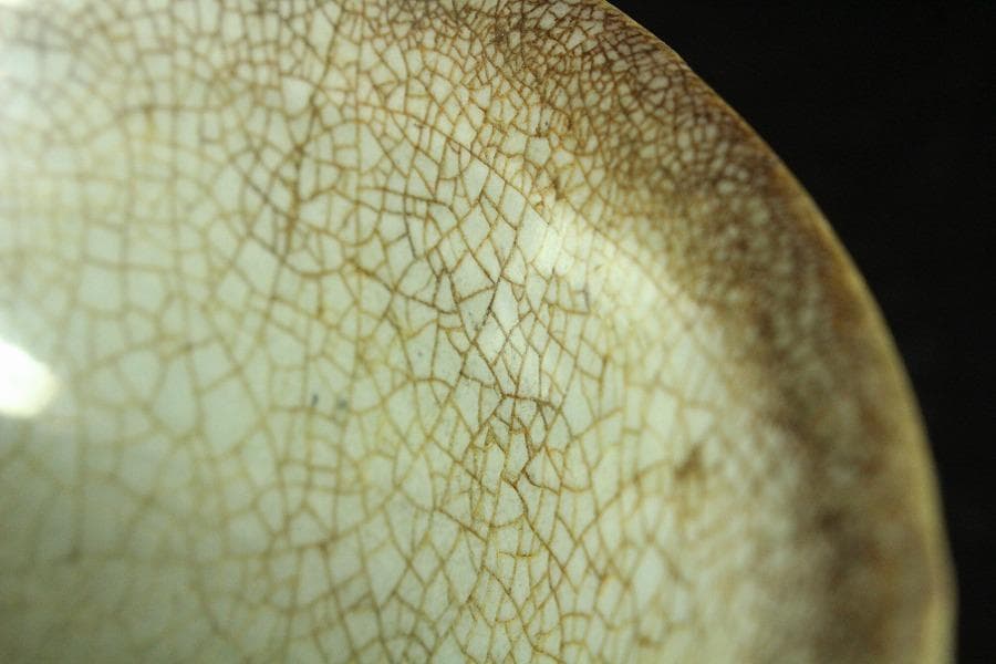 古美術 李朝 高麗 青磁 茶碗(K-A639)