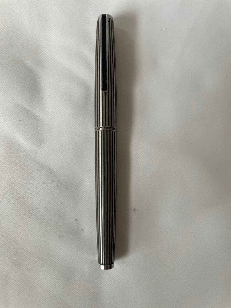 パイロット 万年筆 18K-WG 刻印 F H377 K18 ホワイトゴールド