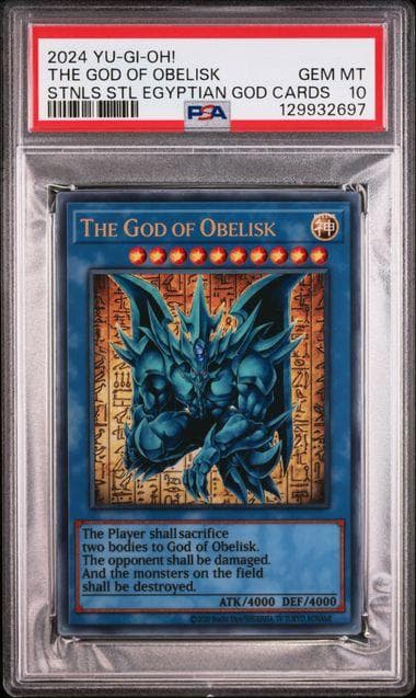 PSA10 オベリスクの巨神兵 ステンレス 「三幻神」スペシャルカード