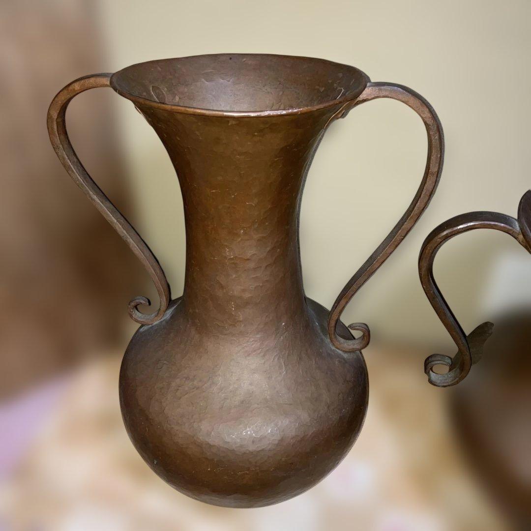 アンティーク ダブルハンドル花瓶