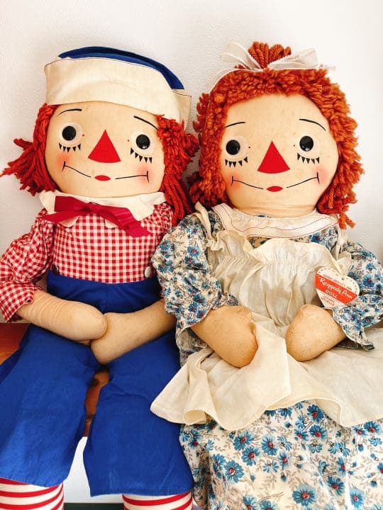 紙タグ付き∞ジョジーン80㎝ペアAnn＆Andy∞ラガディ