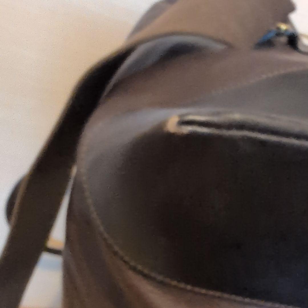 【美品】BALLY バリー ダークブラウン ボストンバッグ 2WAY シボ革