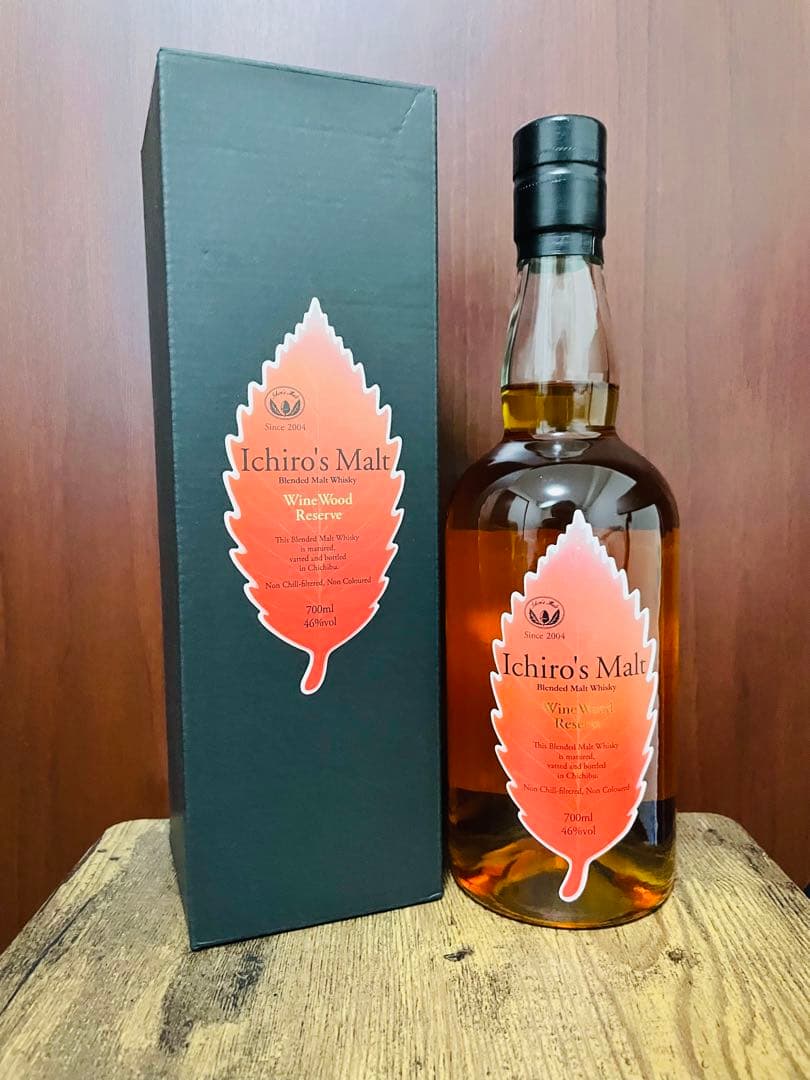 【新品】イチローズモルト　ワインウッドリザーブ　赤ラベル　700ml 箱付き
