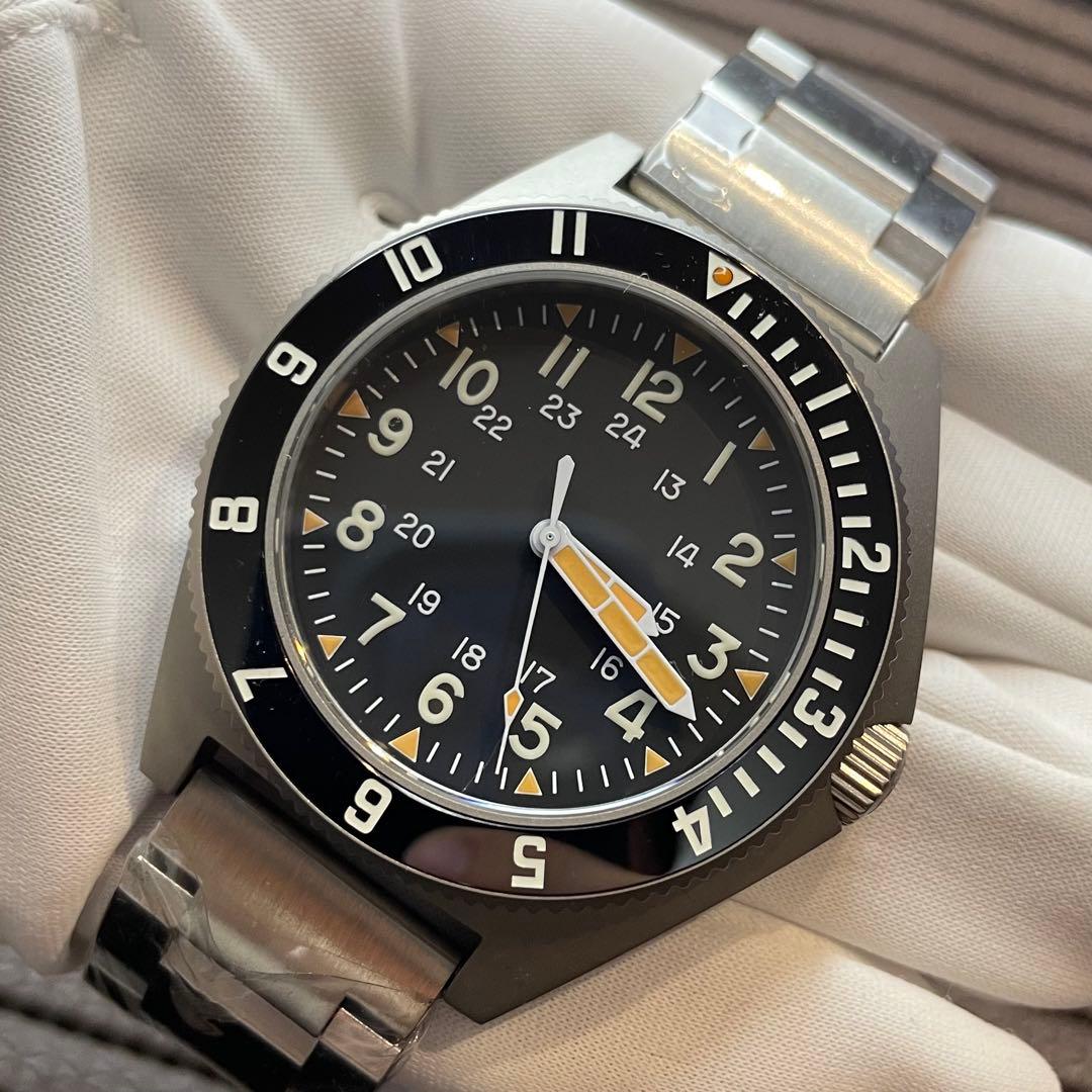 新品 アメリカ軍 typeIIオマージュ 米軍 ミリタリーウォッチ ダイバーズ
