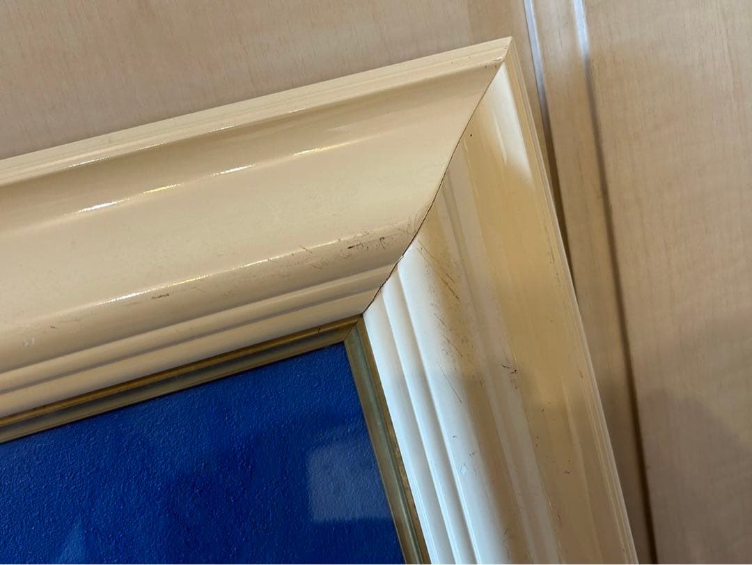 松浦敬文 作 『水辺の城』6号 肉筆画