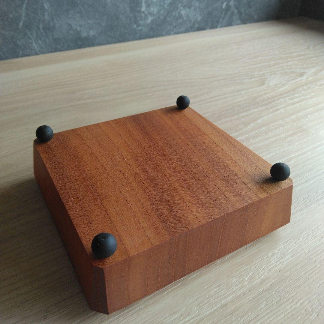 スピーカースタンド一対　欅無垢材