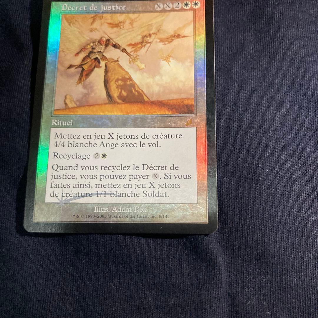 正義の命令　スカージ　foil フランス語