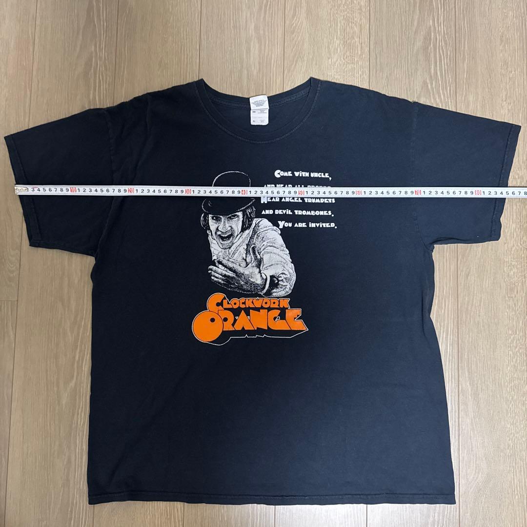 時計仕掛けのオレンジTシャツ XL 黒