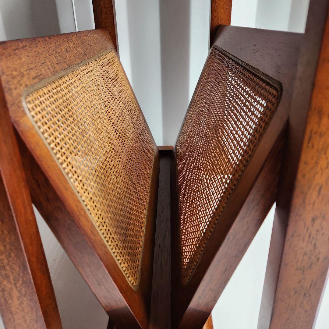 極美品　maruni　マルニ木工　地中海　マガジンラック　サイドテーブル