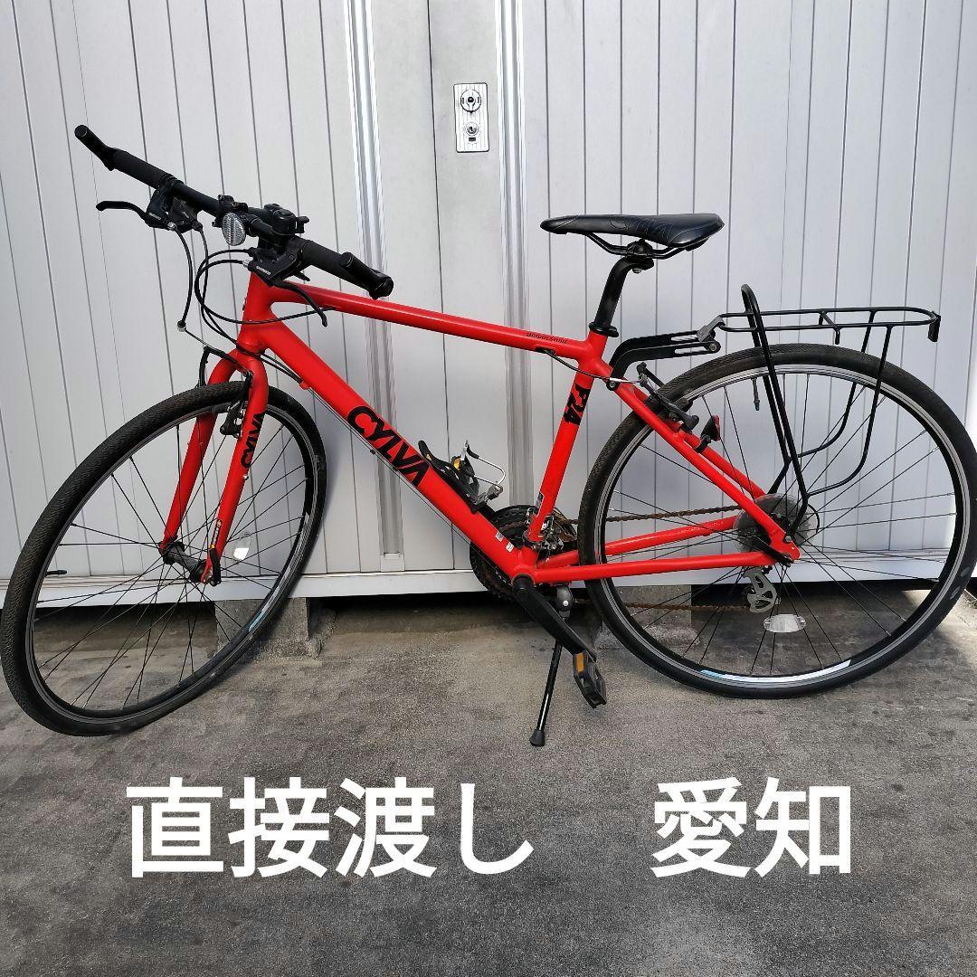 【直接渡し愛知】CYLVA F24 レッド BRIDGESTONE クロスバイク