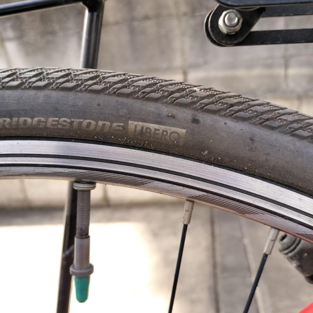 【直接渡し愛知】CYLVA F24 レッド BRIDGESTONE クロスバイク