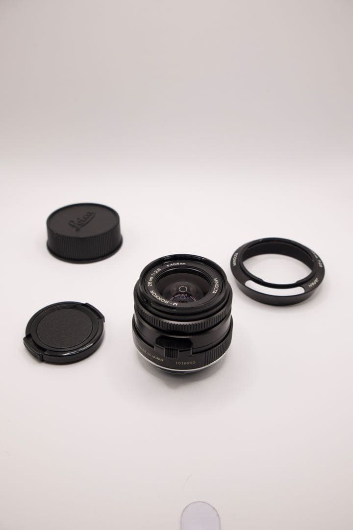 MINOLTA M-Rokkor 28mm f/2.8 レンズ【作成例有り】