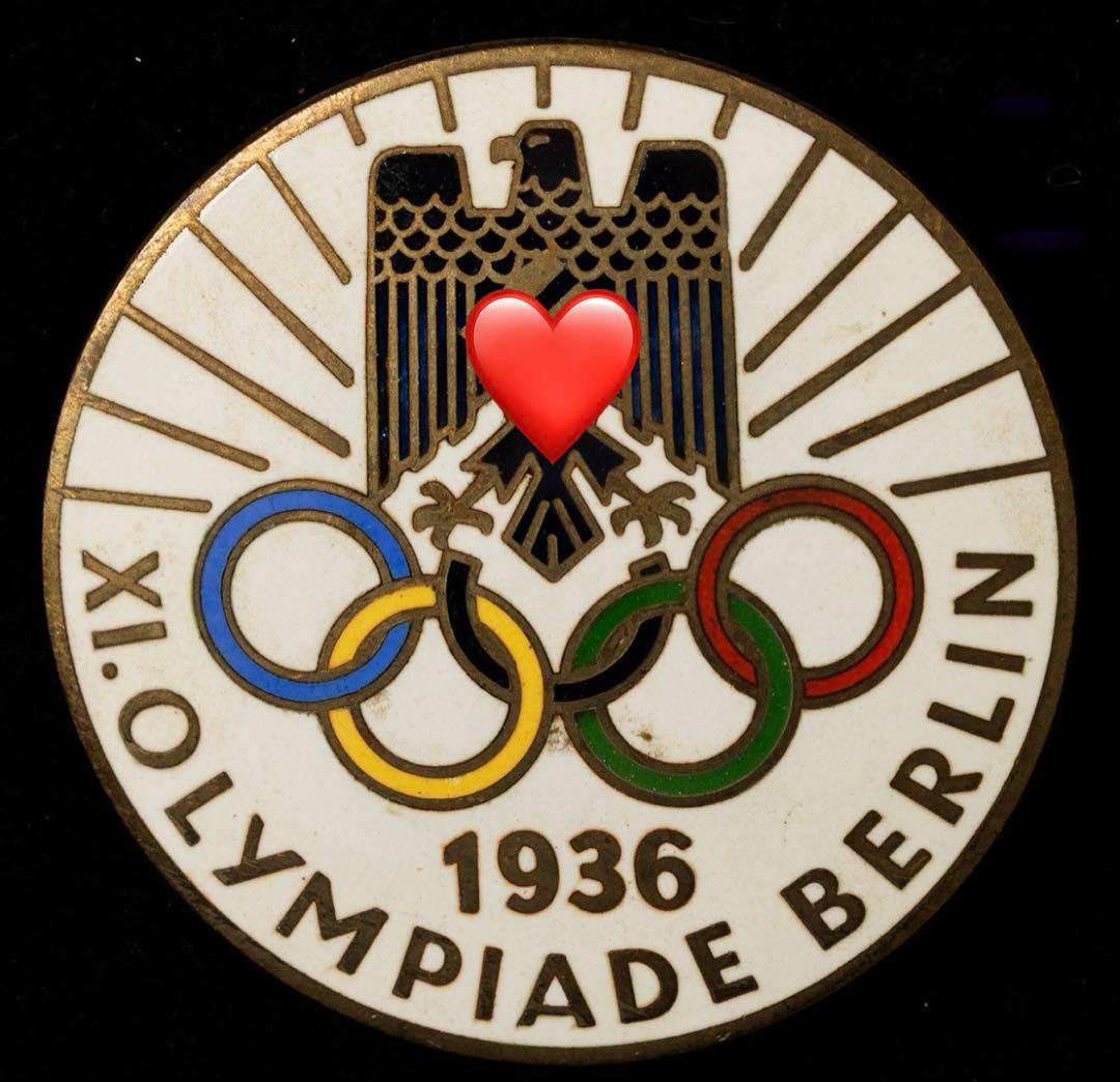 ドイツベルリン夏季オリンピック記念バッチ(1936年)