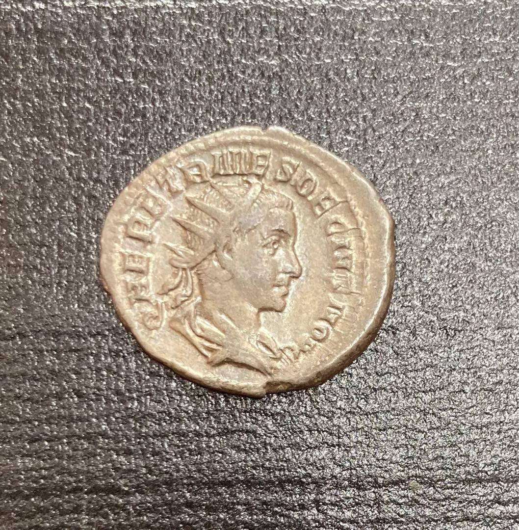 古代ローマ帝国　ヘレンニウスエトルスクス　ダブルデナリウス銀貨‼︎
