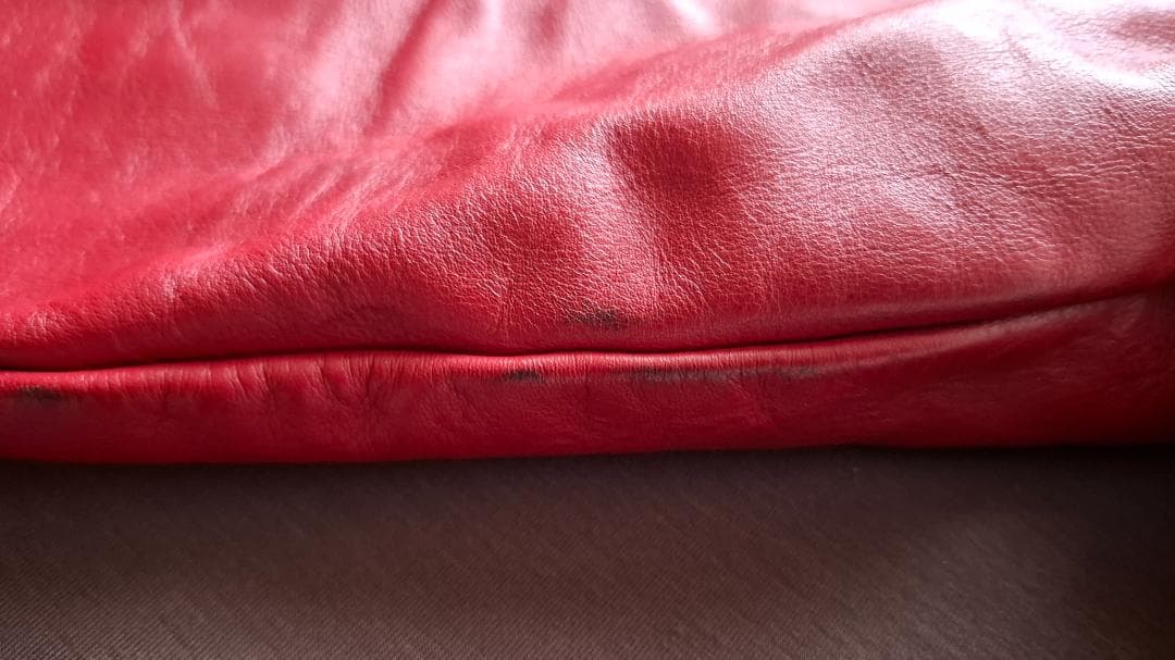 VANSON チームジャケット 赤黒レザージャケット【年代物・古着】