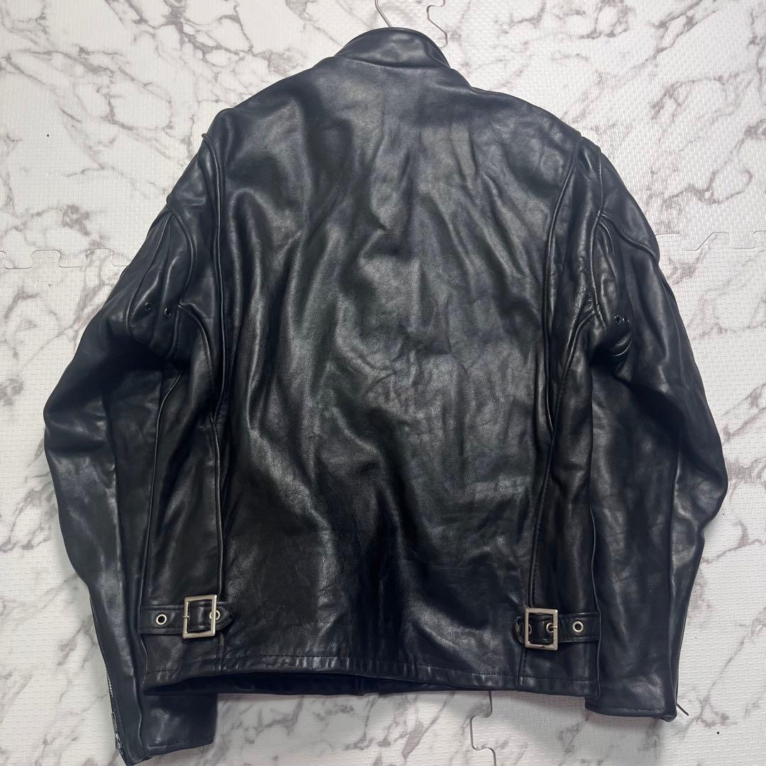 【米国製】✨ schott シングルライダース 641 38size 黒色 本革