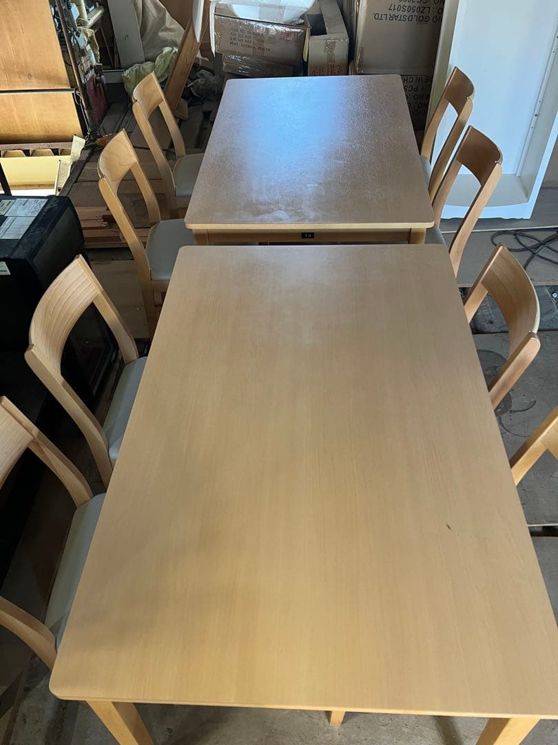 名古屋市内お届け無料ナチュラルウッド ダイニングテーブルセット
