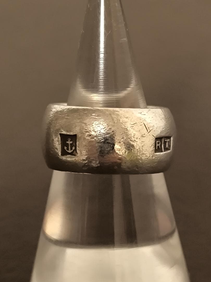 1994 英国 ヴィンテージ 925 スターリングシルバー ホールマーク リング