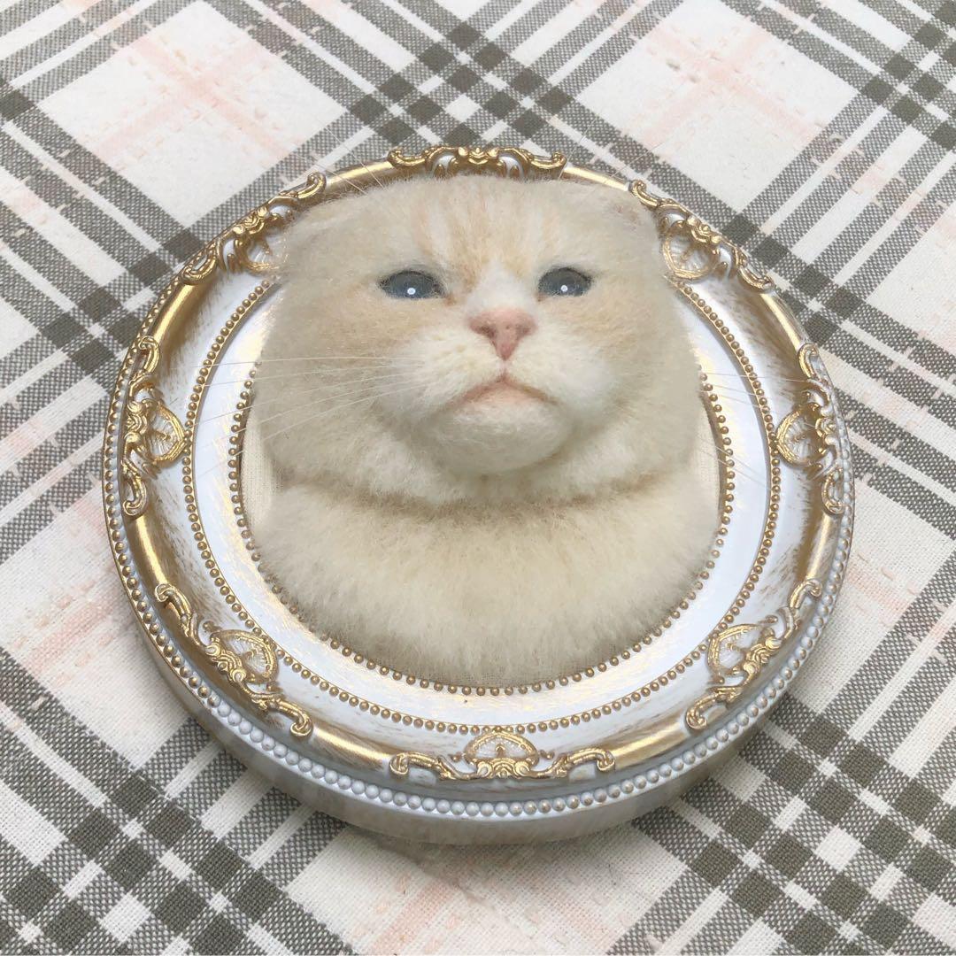 羊毛フェルト 猫 ハンドメイド ジン