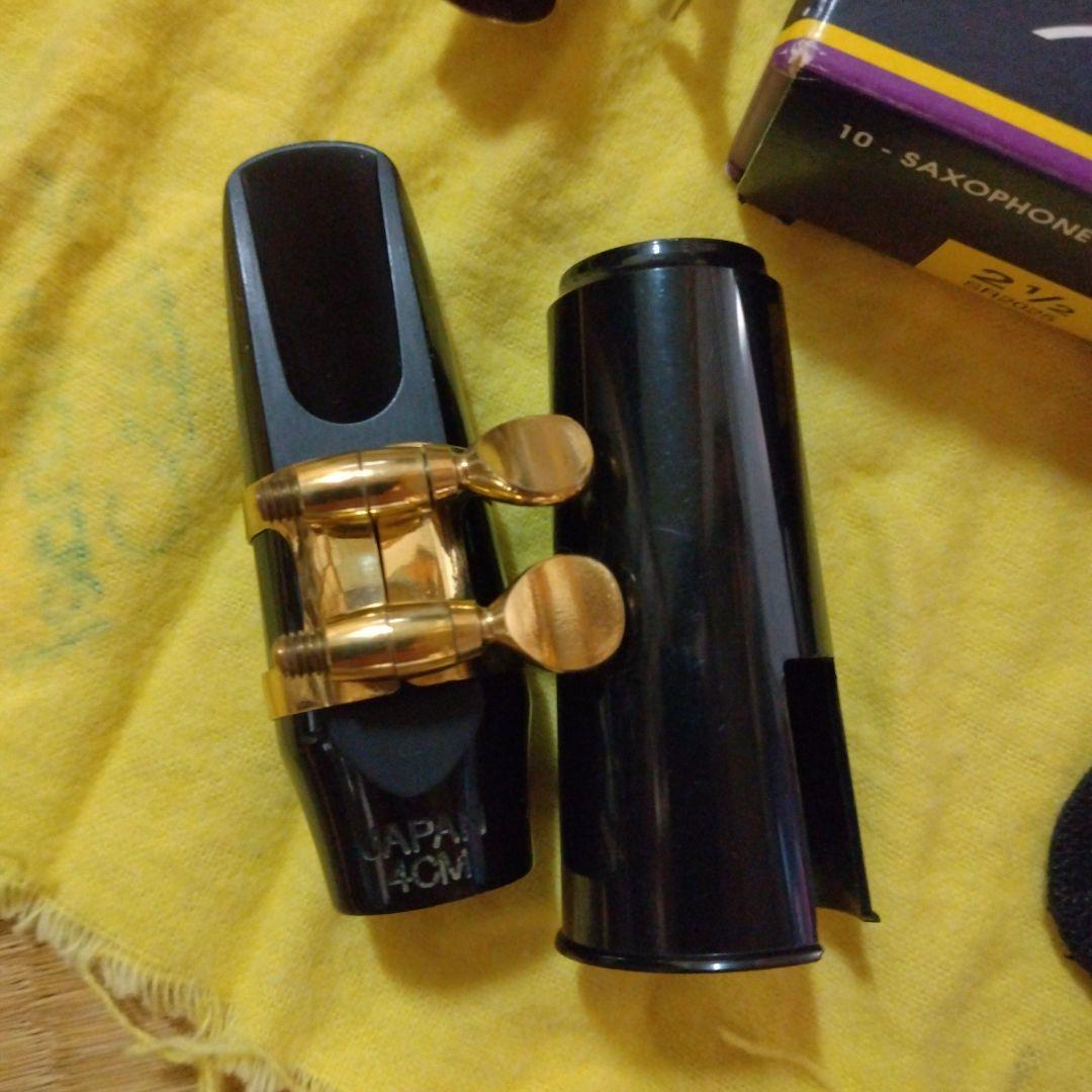 【このセットで演奏可能です】ソプラノサックス本体と付属品