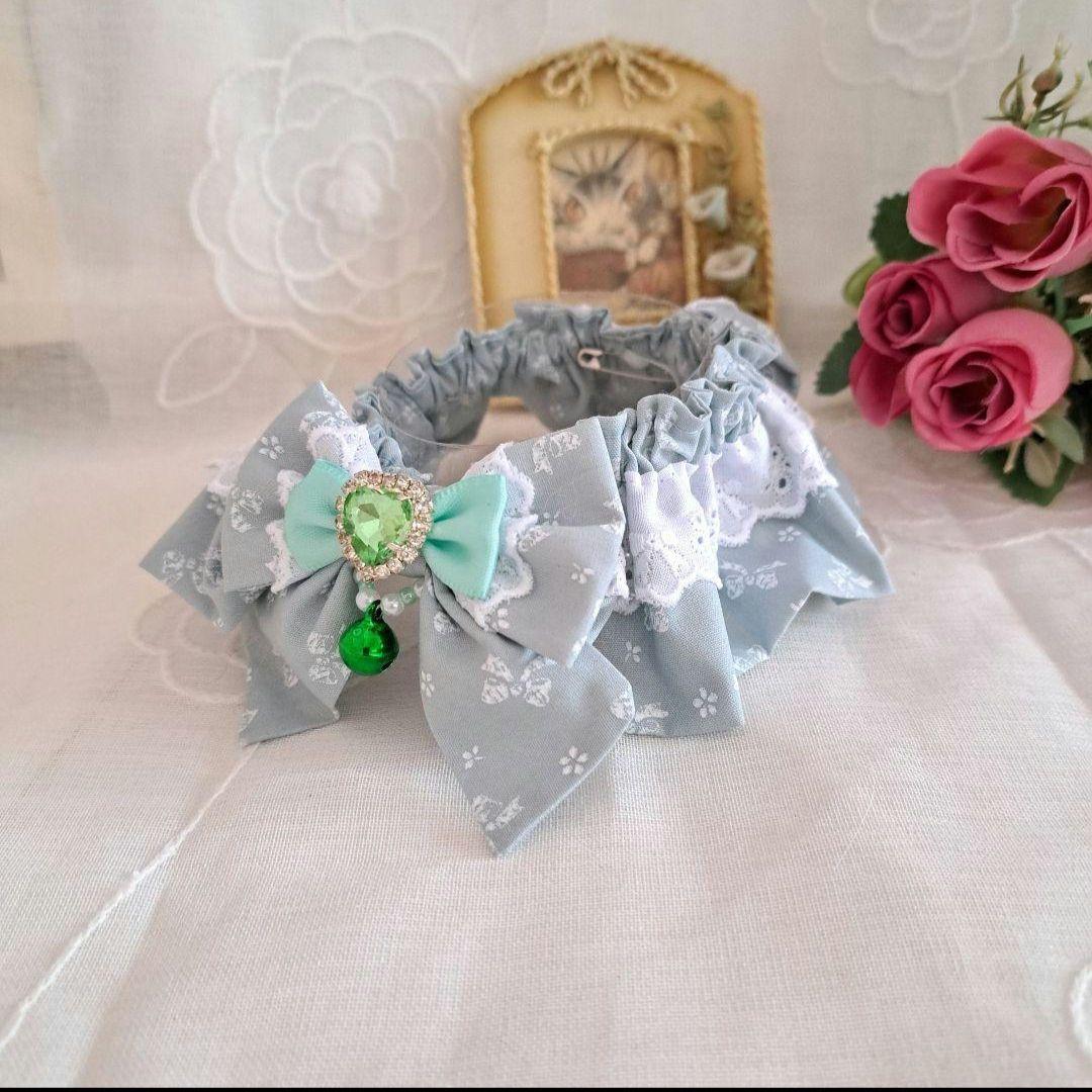 はる、ストライプアリス(ピンク)わんちゃん猫ちゃん用スタイ