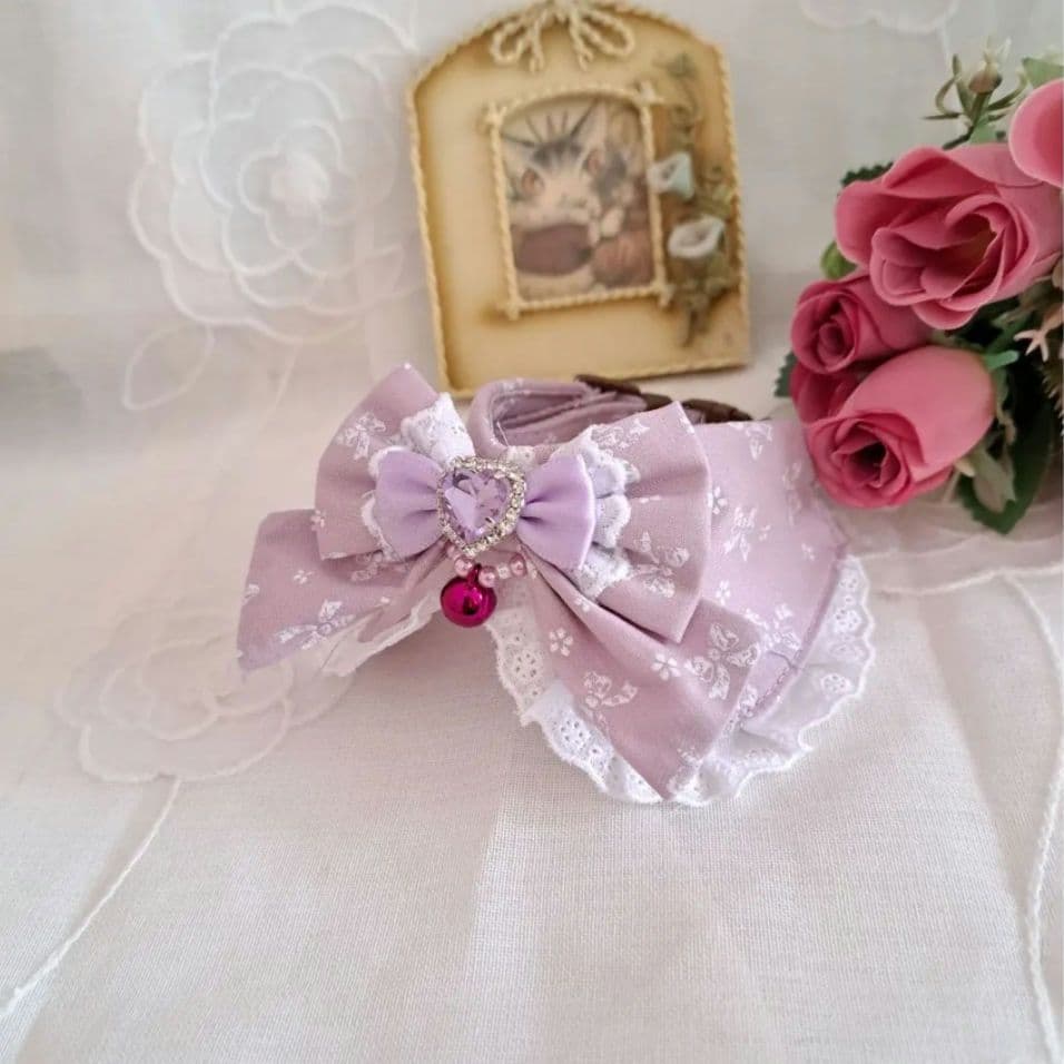 はる、ストライプアリス(ピンク)わんちゃん猫ちゃん用スタイ