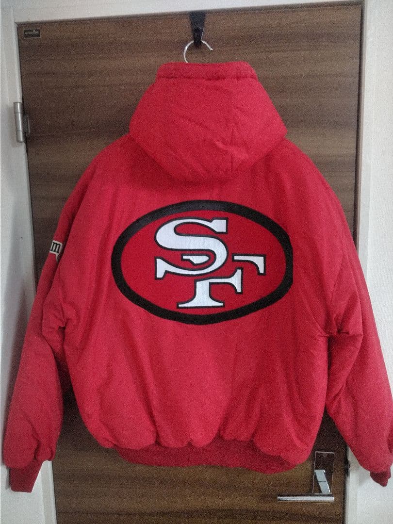 90s USA製 49ers 中綿ジャケット サンフランシスコ NFL