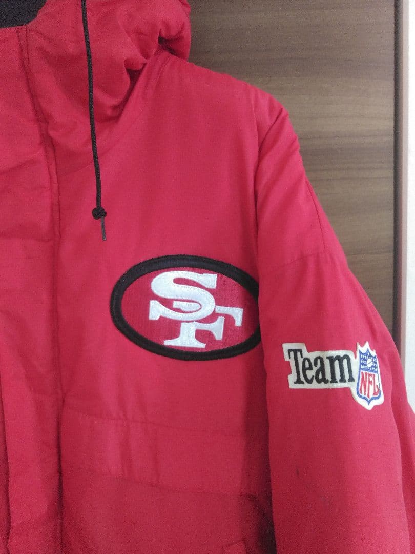 90s USA製 49ers 中綿ジャケット サンフランシスコ NFL
