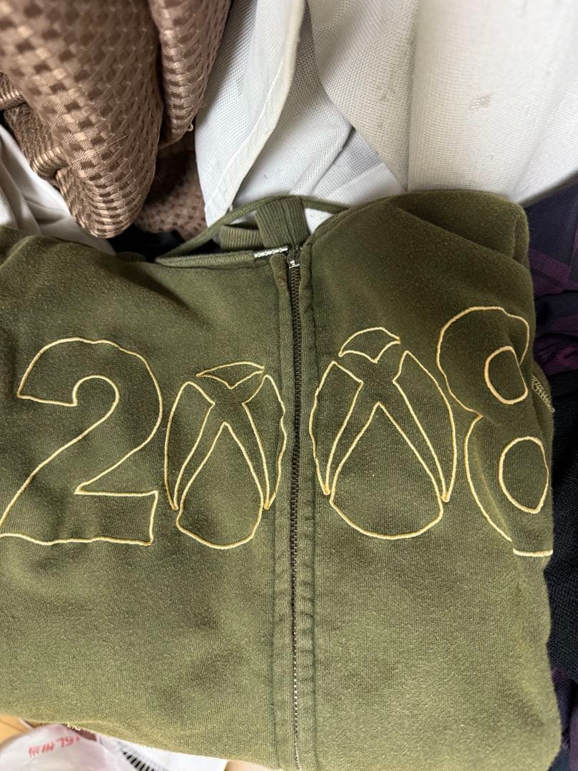 fuckthisindustry パーカー　M オリーブ　初期