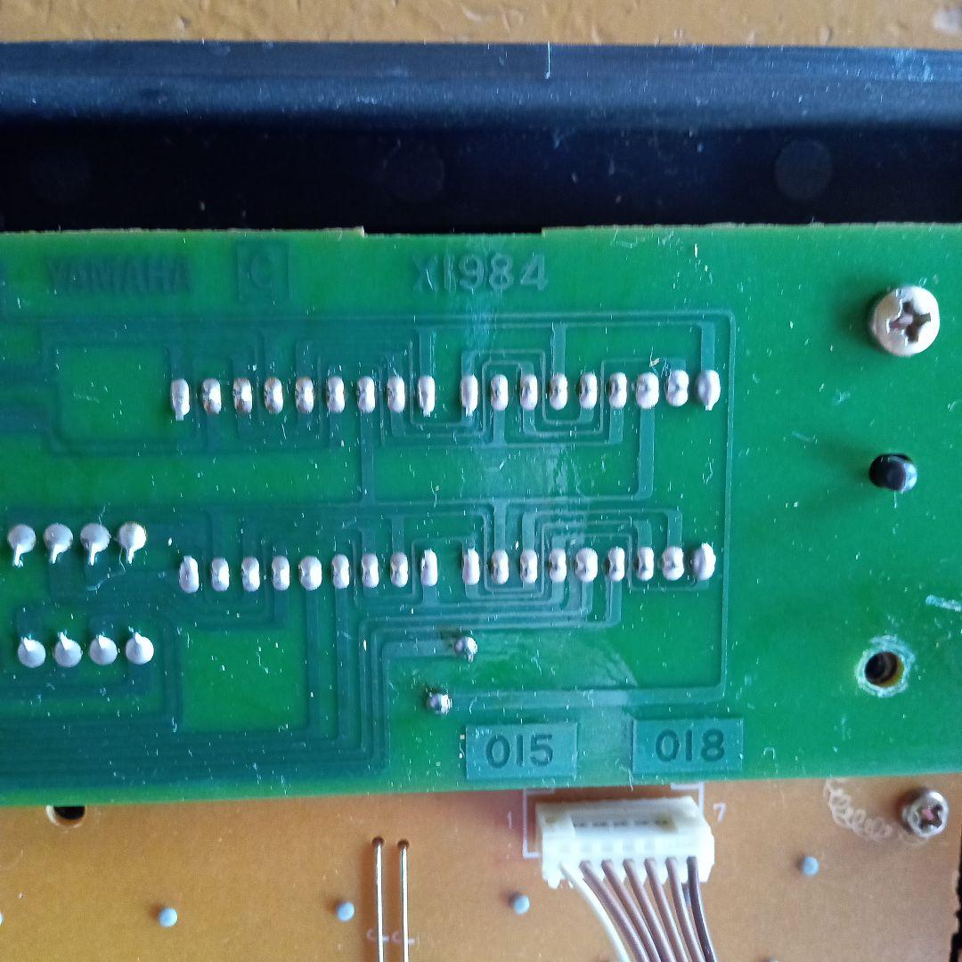 YAMAHA　Electone　EL-87 リズム・テンポ操作部とその基板
