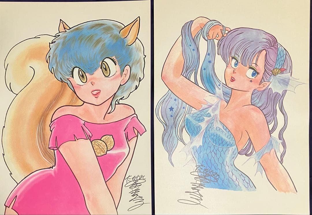 高橋留美子　劇画村塾ポスター　複製イラスト　7点セットおまとめ売り　非売品