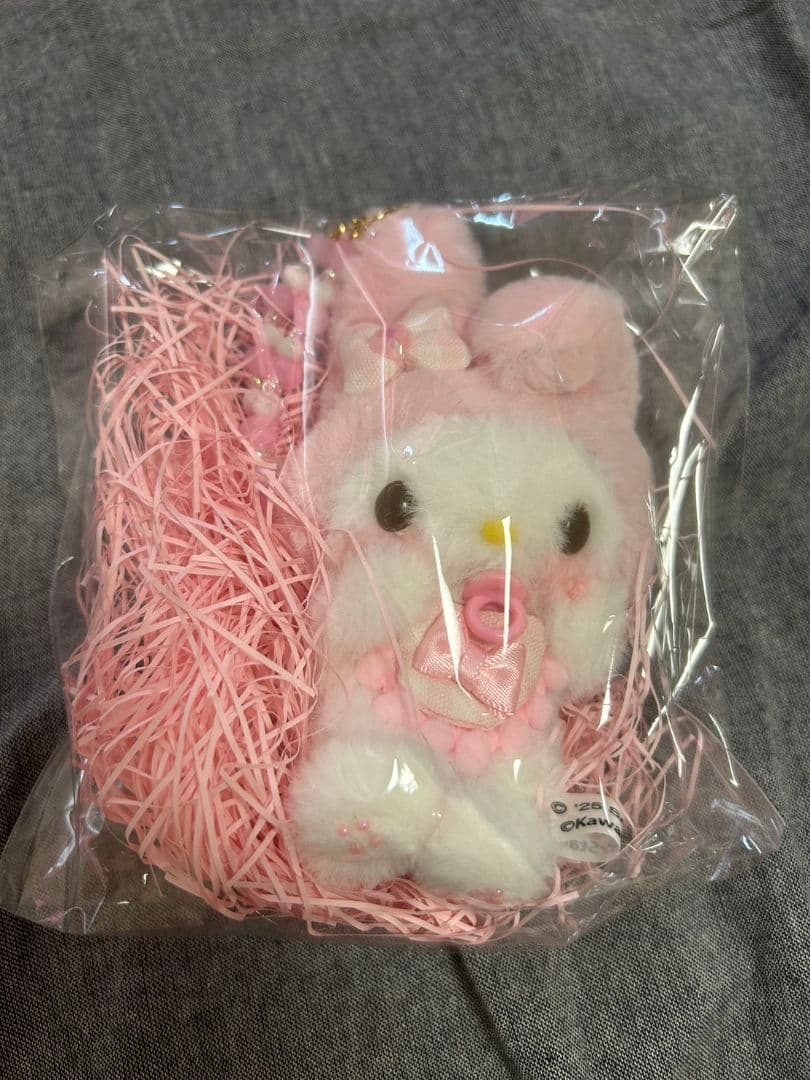 ラス1 サンリオ カワスタ マイメロ バッグチャーム ハンドメイド 限定