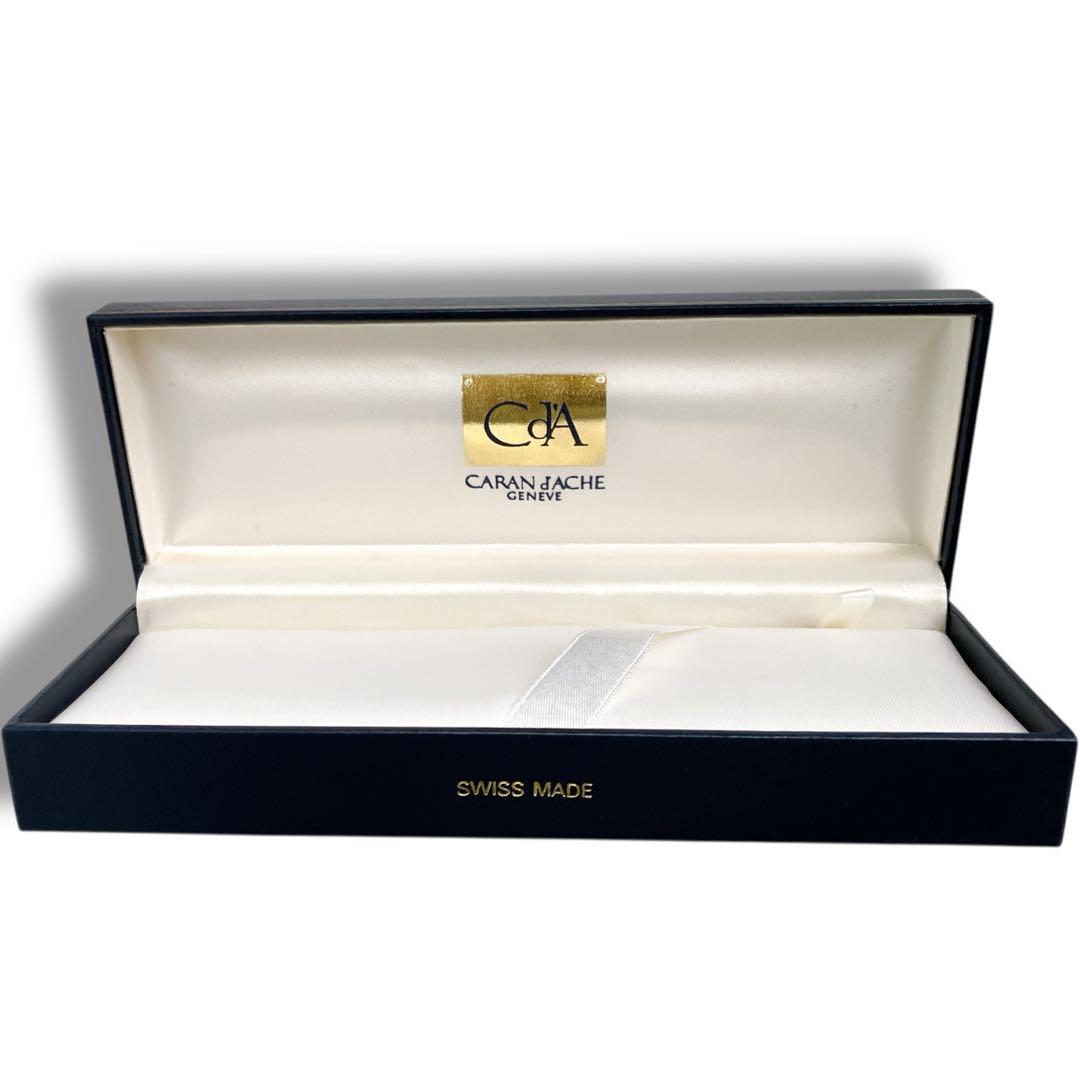 カランダッシュ スイス製 エクリドール ベネシアン ノック式 ボールペン 銀張