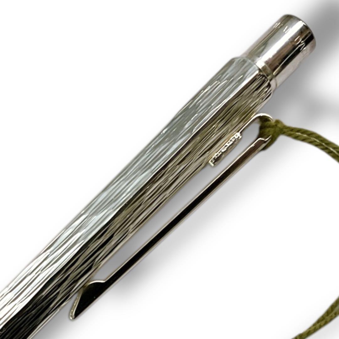 カランダッシュ スイス製 エクリドール ベネシアン ノック式 ボールペン 銀張