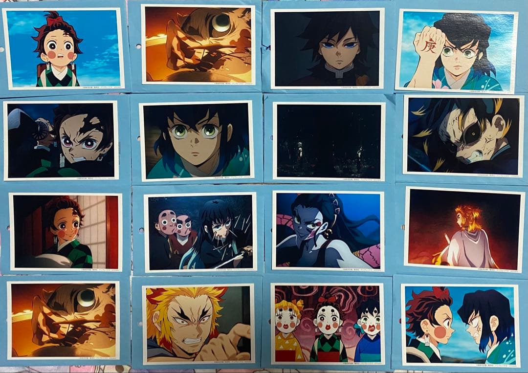 鬼滅の刃　場面写ブロマイドくじ71枚セット