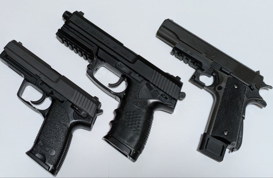 マルイエアコキ ガバメント ソーコム USPの３丁セット　18歳以上