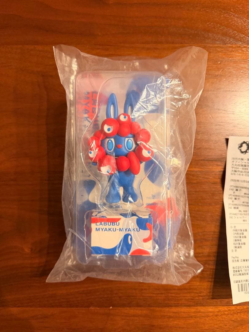 関西万博LABUBU MYAKU-MYAKU コラボ　ストラップ付　レシートあり