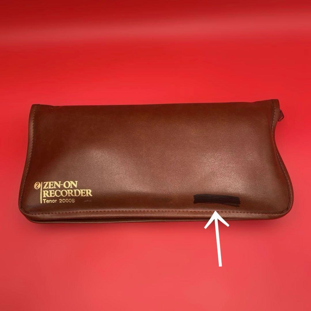ゼンオンZEN-ON 2000B 木製 テナーリコーダー 3パーツ ケース付き