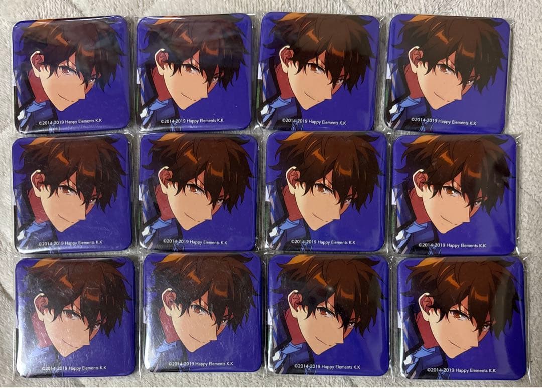 あんスタ アルバム スクエア缶バッジ 守沢千秋 12点セット　まとめ売り