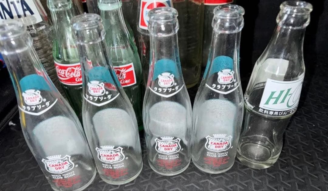 レトロ 瓶 コカコーラ ファンタ HI-C カナダドライ ペプシ 18本セット