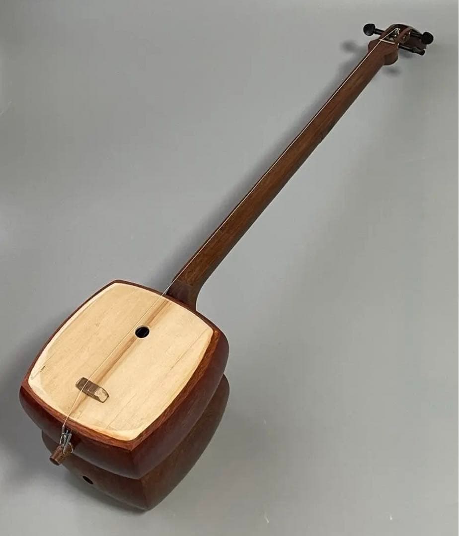 レア楽器　シャズセン　ダブルボディ　細棹