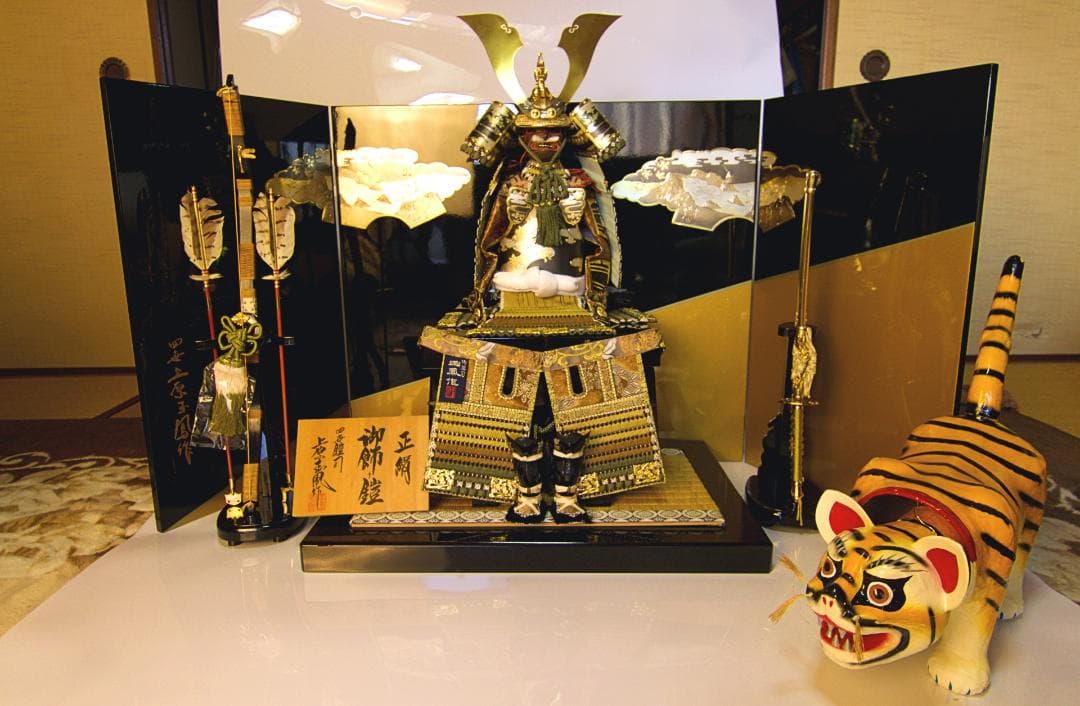 鎧よろい　かぶと　上原玉鳳作　5月人形　こどもの日　男の子　端午の節句　武士武将