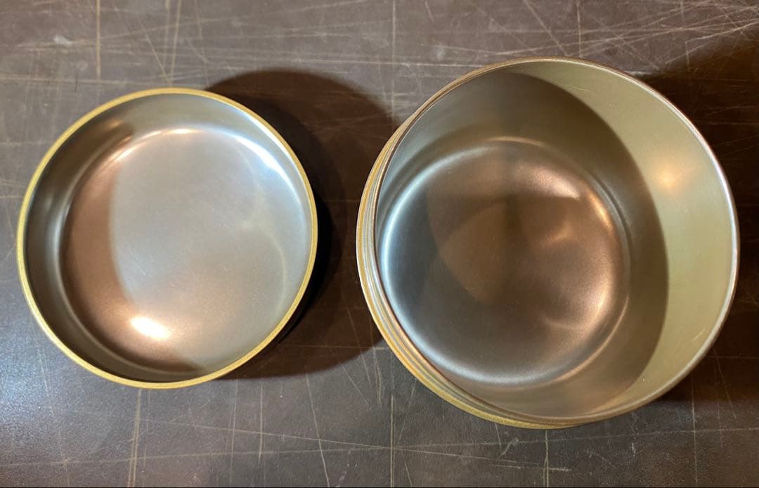 輪島塗　棗　蒔絵・鶴紋　鈴谷鐵五郎作 茶道具・ヴィンテージ　レア