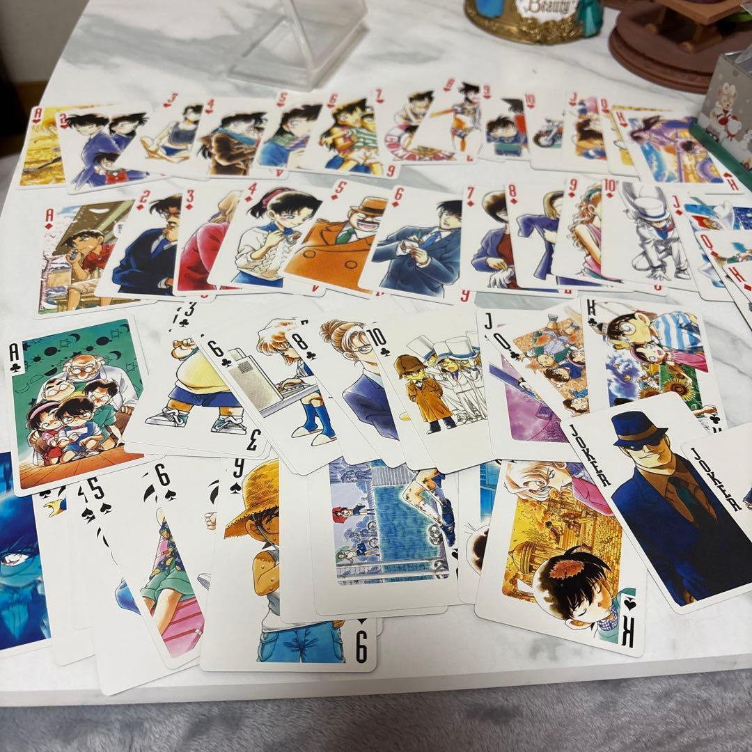 レア 新品未使用品 名探偵コナン 全員サービス トランプ キッド 平次 ジン 哀