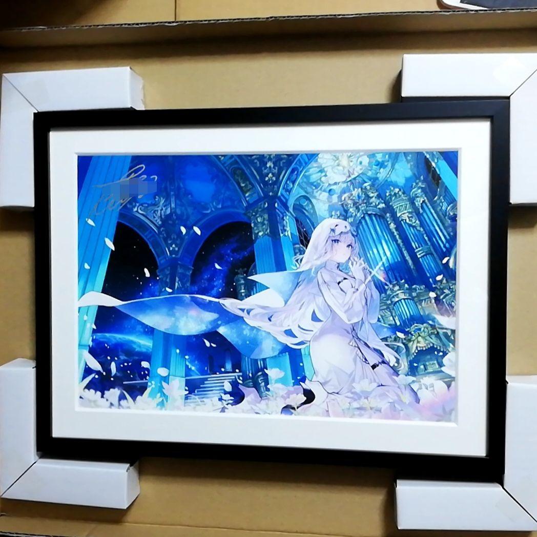 藤ちょこ 直筆サイン入り複製原画 奏鳴の宙 ジークレー 光る美少女展