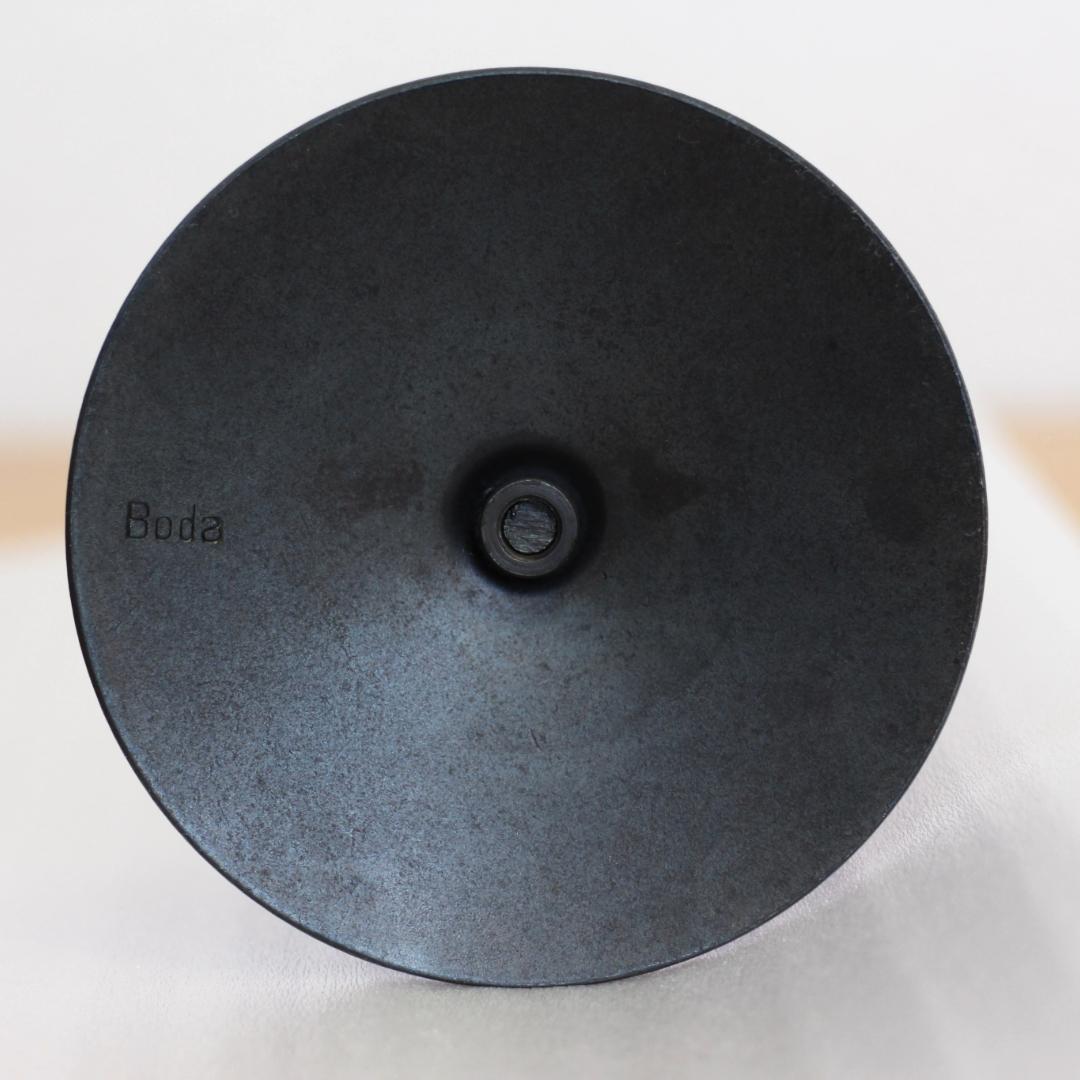 【美品・刻印】エリックホグラン　キャンドルスタンド オニオン型2段　ブルー 01