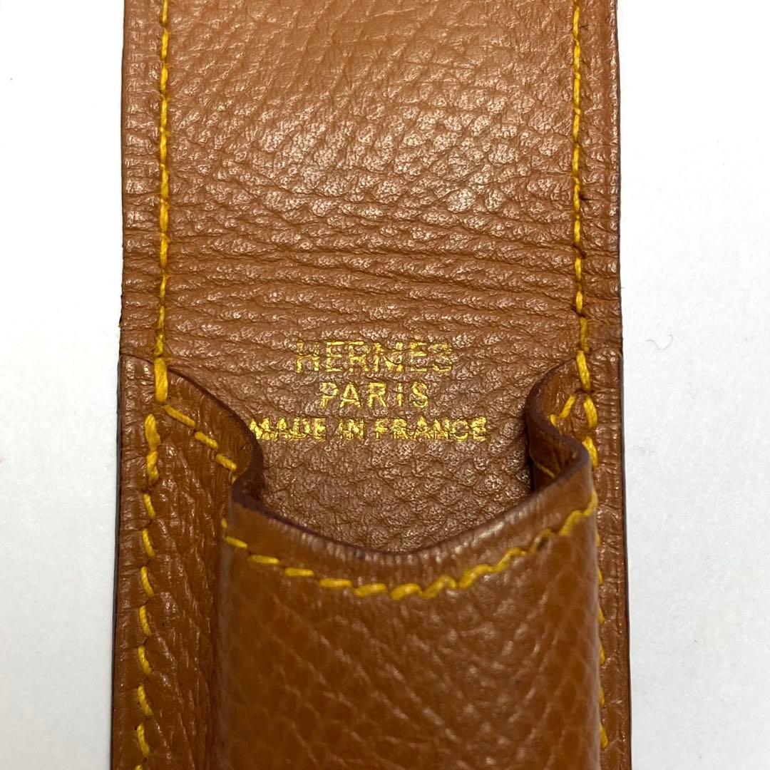 HERMES エルメス　ペンケース　クシュベル　刻印